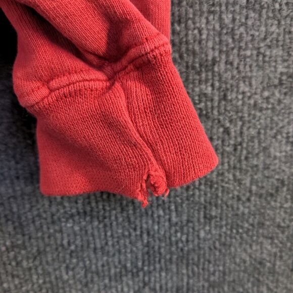Levi's Men's Pullover Sweatshirt Red Medium Crew Neck Regular Fit Vintage USA - Picture 9 of 13